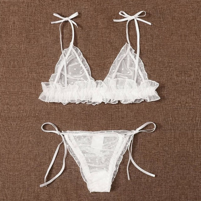 Sexy Embroidery Lace Bras Panties Set Erotic Lingerie Set Women Underwear Set Sexy Temptation Erotic Lingerie