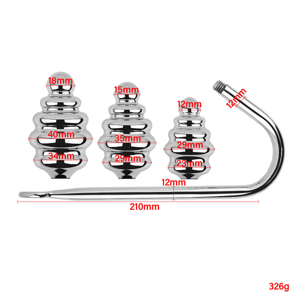 Metal Anal Hook BDSM Sex Toys Anal Ball Butt Plug Bondage Prostage Massager Anal Dildo Chastity