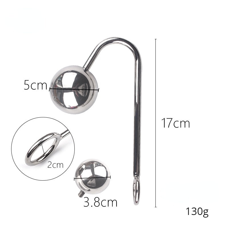 Metal Anal Hook BDSM Sex Toys Anal Ball Butt Plug Bondage Prostage Massager Anal Dildo Chastity