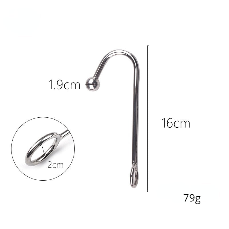 Metal Anal Hook BDSM Sex Toys Anal Ball Butt Plug Bondage Prostage Massager Anal Dildo Chastity