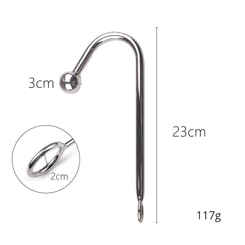 Metal Anal Hook BDSM Sex Toys Anal Ball Butt Plug Bondage Prostage Massager Anal Dildo Chastity