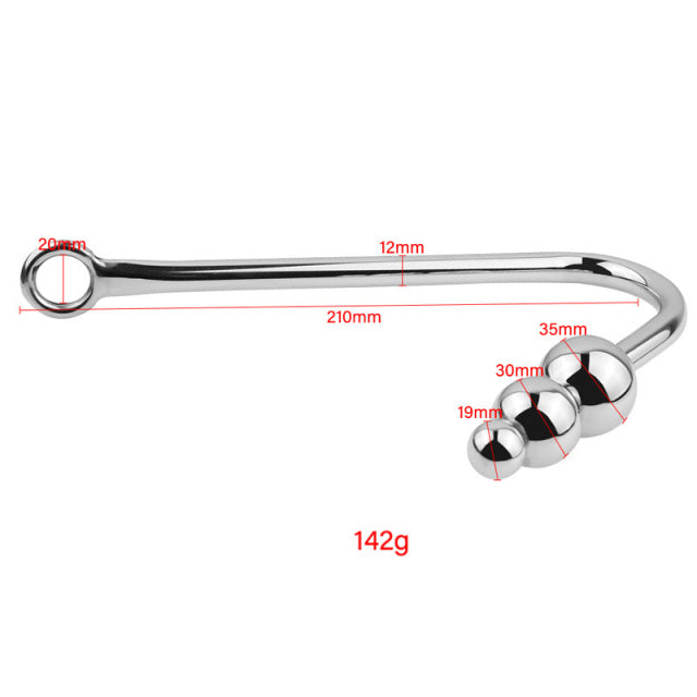 Metal Anal Hook BDSM Sex Toys Anal Ball Butt Plug Bondage Prostage Massager Anal Dildo Chastity