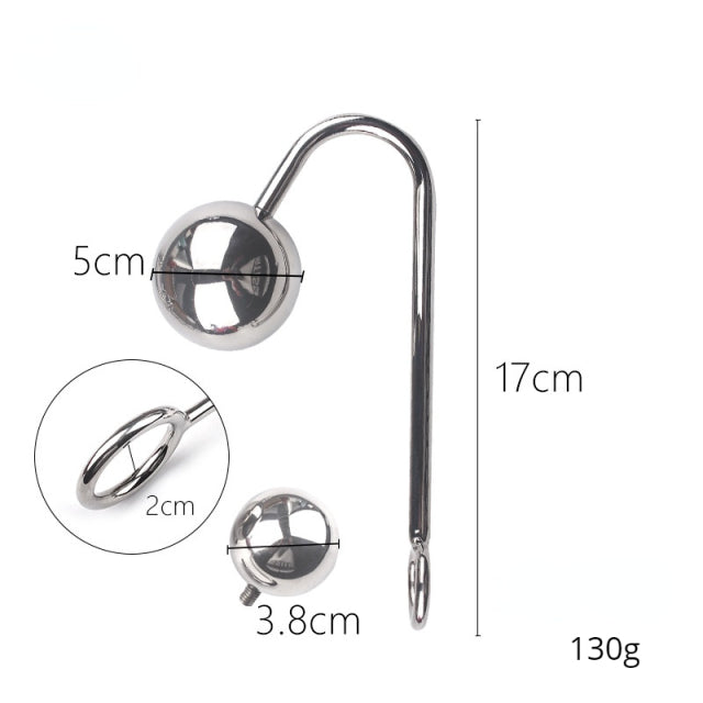 Metal Anal Hook BDSM Sex Toys Anal Ball Butt Plug Bondage Prostage Massager Anal Dildo Chastity