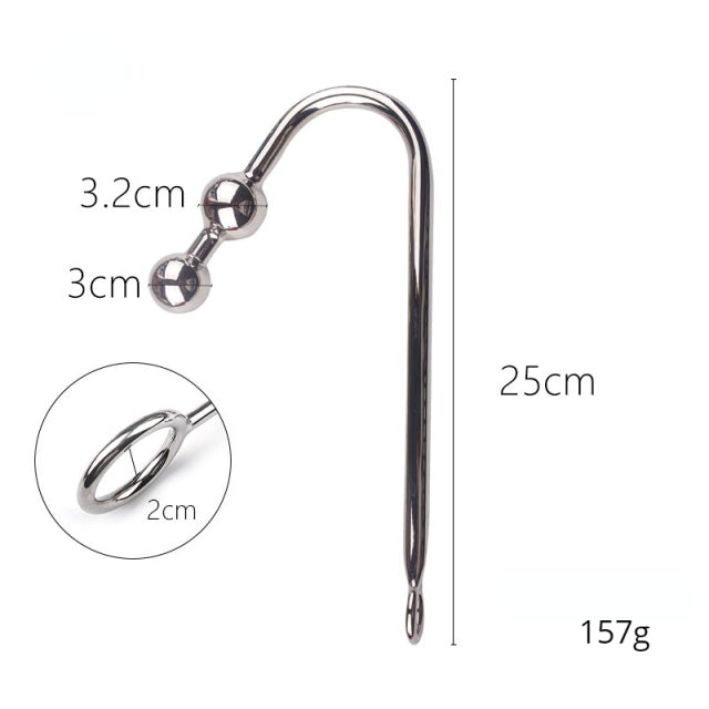 Metal Anal Hook BDSM Sex Toys Anal Ball Butt Plug Bondage Prostage Massager Anal Dildo Chastity