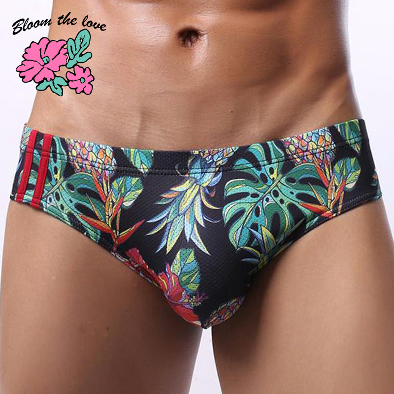 Brief Men Underwear Sexy Print Mens Briefs Comfortable Cuecas Masculina Homme Man Boxershorts M-2XL