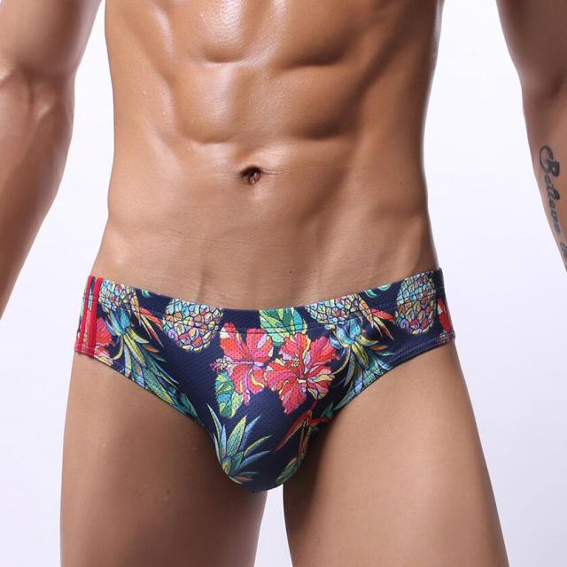Brief Men Underwear Sexy Print Mens Briefs Comfortable Cuecas Masculina Homme Man Boxershorts M-2XL
