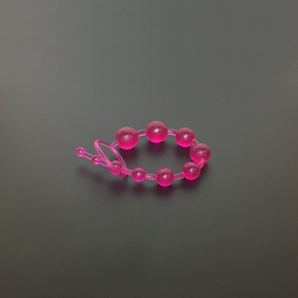 Soft Rubber Anal Plug Beads Long Orgasm Vagina Clit Pull Ring Ball Butt Toys Stimulator Sex Toys For Adults Women