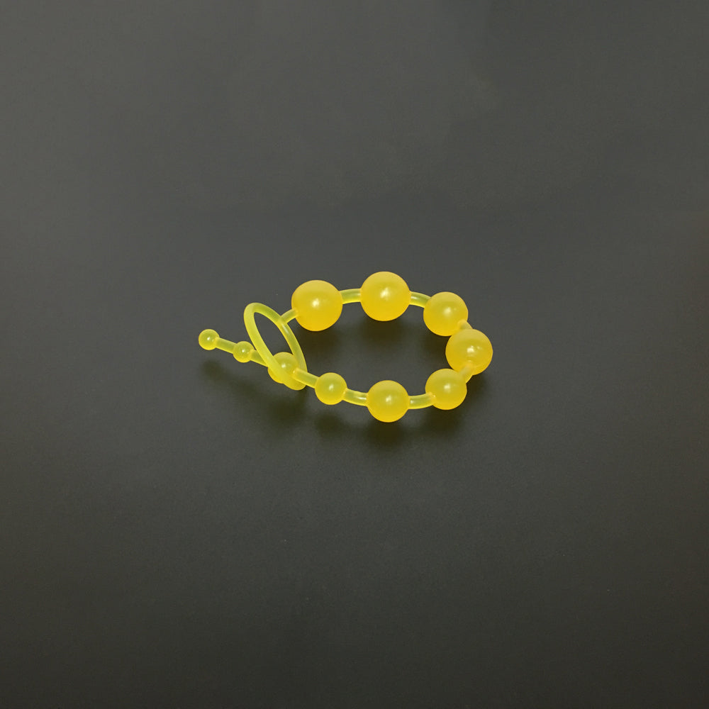 Soft Rubber Anal Plug Beads Long Orgasm Vagina Clit Pull Ring Ball Butt Toys Stimulator Sex Toys For Adults Women