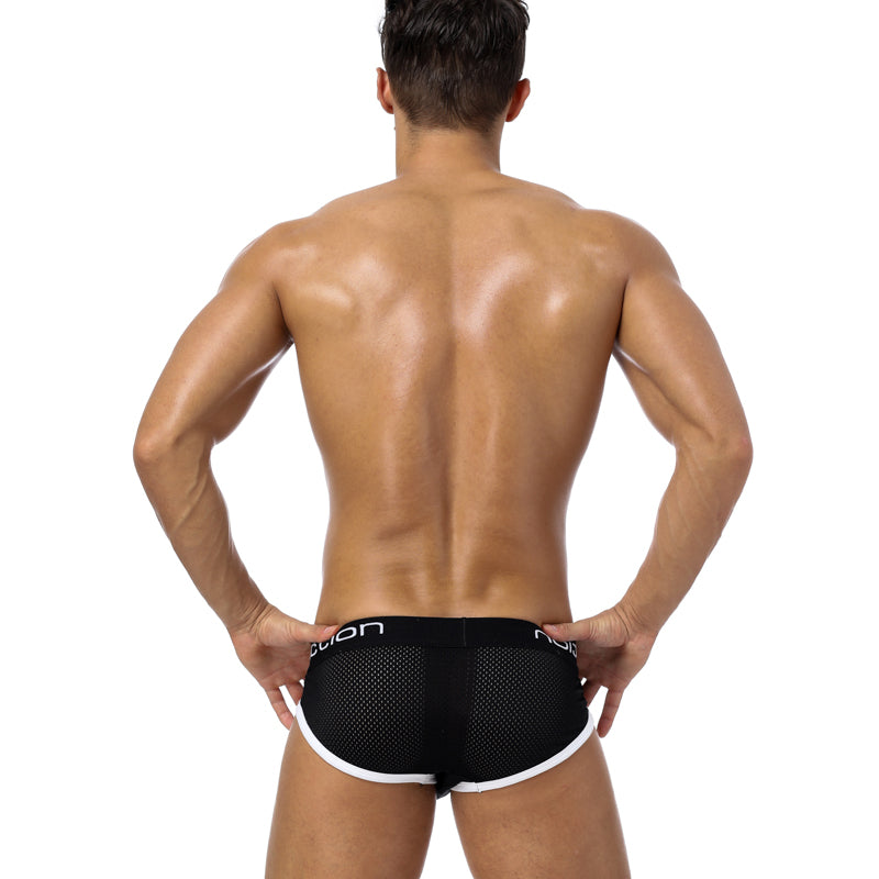 CMENIN Sexy Men Underwear Briefs Mesh Breathable Lingerie Man Underpants Bikini Brief Jockstrap Cotton Pouch Panties Gay