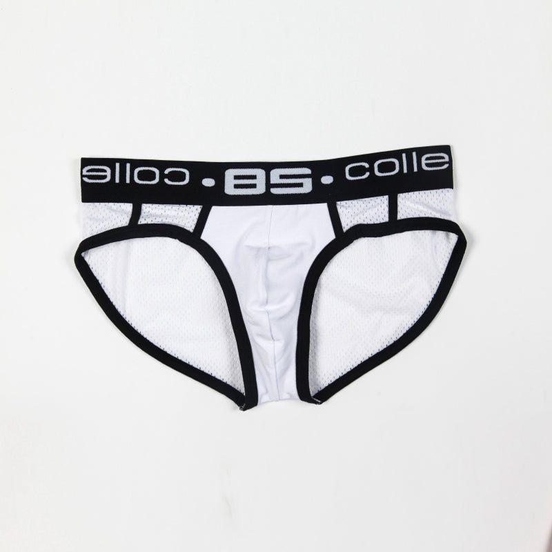 CMENIN Sexy Men Underwear Briefs Mesh Breathable Lingerie Man Underpants Bikini Brief Jockstrap Cotton Pouch Panties Gay
