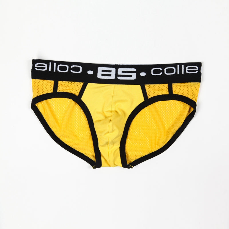 CMENIN Sexy Men Underwear Briefs Mesh Breathable Lingerie Man Underpants Bikini Brief Jockstrap Cotton Pouch Panties Gay