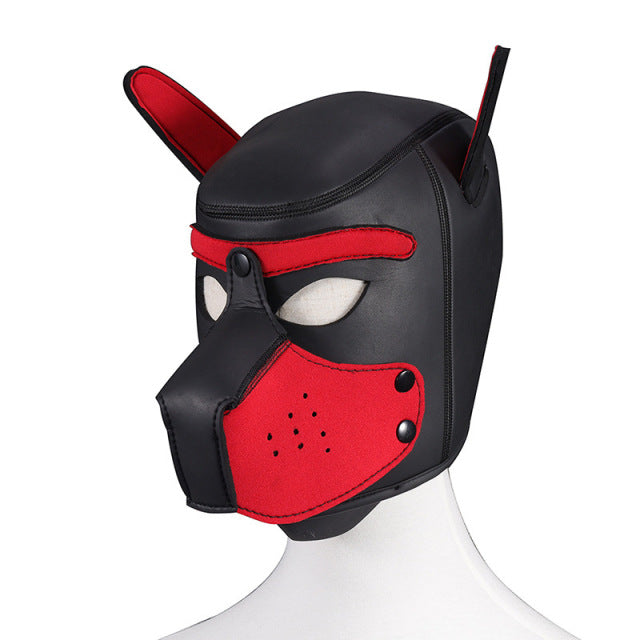 Sex Bondage Set Dog Hood Mask Neck Collar Armband Bdsm Bondage Restraint Men Chest Strap Sexy Costume Dog Slave Roleplay Toys