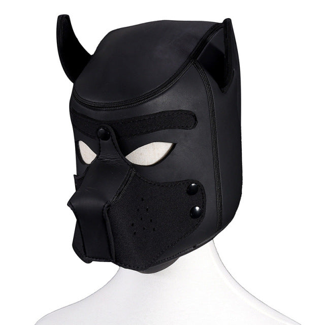 Sex Bondage Set Dog Hood Mask Neck Collar Armband Bdsm Bondage Restraint Men Chest Strap Sexy Costume Dog Slave Roleplay Toys