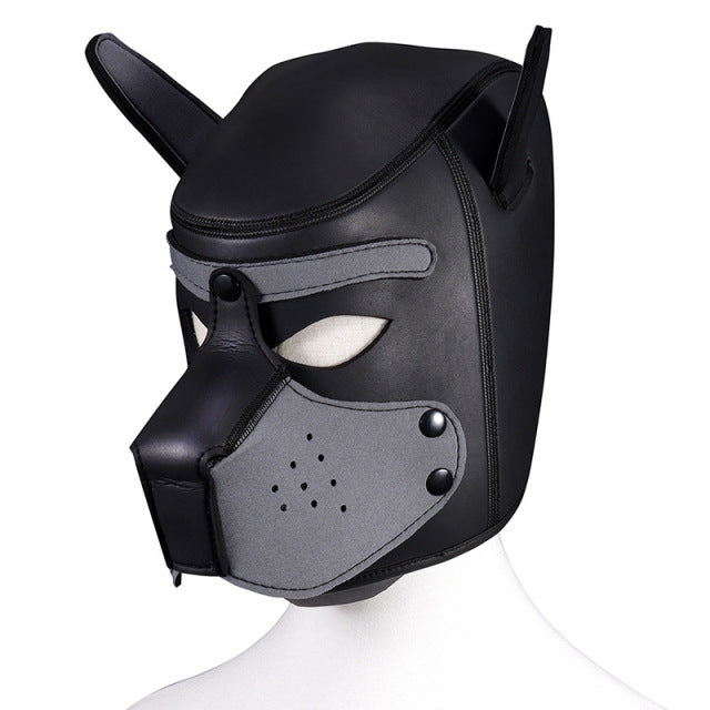 Sex Bondage Set Dog Hood Mask Neck Collar Armband Bdsm Bondage Restraint Men Chest Strap Sexy Costume Dog Slave Roleplay Toys