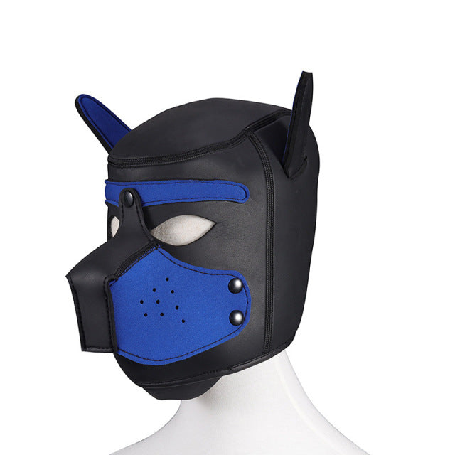 Sex Bondage Set Dog Hood Mask Neck Collar Armband Bdsm Bondage Restraint Men Chest Strap Sexy Costume Dog Slave Roleplay Toys