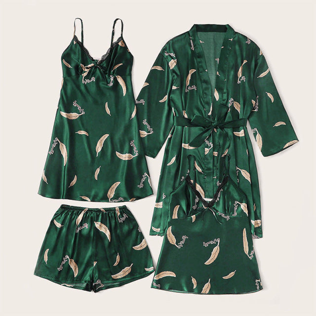 Women Sleepwear Short Set Pajamas For Women Pajama Short Sleeve Shorts Summer Pijama Casual Female Pijama Home Wear Plus size
