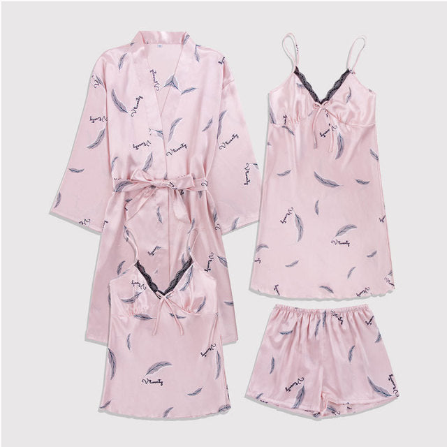Women Sleepwear Short Set Pajamas For Women Pajama Short Sleeve Shorts Summer Pijama Casual Female Pijama Home Wear Plus size