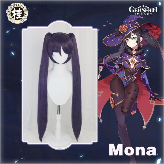 Exclusive Authorization UWOWO Game Genshin Impact Mona Maid Dress New Cosplay Costume Cute Carnival Halloween Christmas