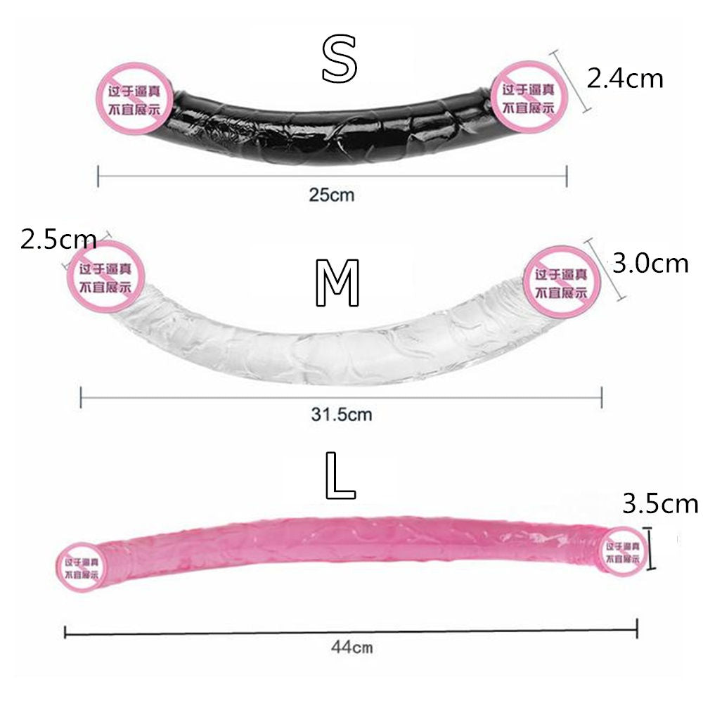 44 cm Long Double Dildo Big Size for Couples Lesbian Vagina Masturbation Anal Massage Anus Dilators Sex Toy Sexual Wellness