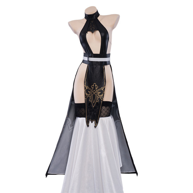 PRE SALE UWOWO ×DISHWASHER1910 Nier: Automata 2B Cheongsam Fanart Ver. Cosplay Costume Exclusive Authorized Suits