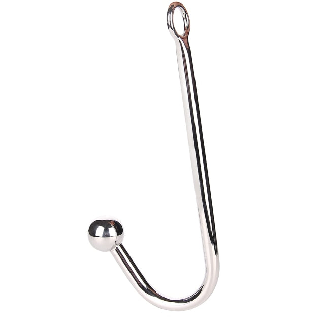 Anal Hook Stainless Steel Sex Toys for Man Metal Butt Hook Dilator Prostate Massager Chastity Device Anal BDSM Gay Fetish Toys