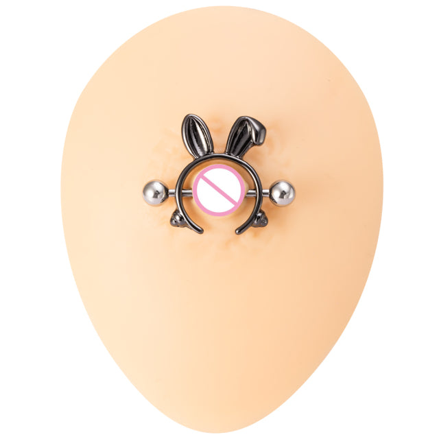 1 Pair Bee Bird Nipple Barbell 14g Cow Spider Nipple Rings Surgical Steel Nipple Piercing Ring Women Sexy Body Piercing Jewelry