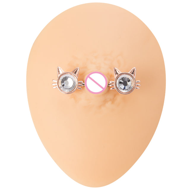 1 Pair Bee Bird Nipple Barbell 14g Cow Spider Nipple Rings Surgical Steel Nipple Piercing Ring Women Sexy Body Piercing Jewelry