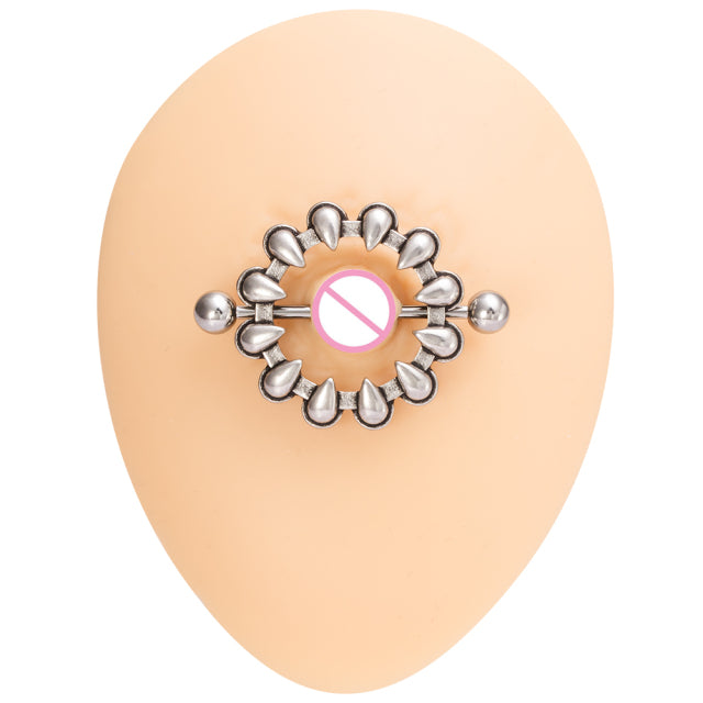 1 Pair Bee Bird Nipple Barbell 14g Cow Spider Nipple Rings Surgical Steel Nipple Piercing Ring Women Sexy Body Piercing Jewelry