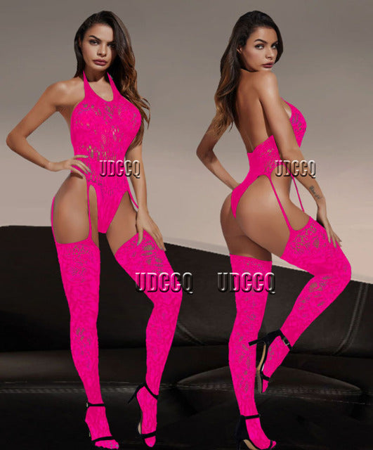 Babydoll exotic apparel Catsuit Underwear Chemises Teddies garters Costume sleepwea sexy dress for sex PINK lingerie plus size