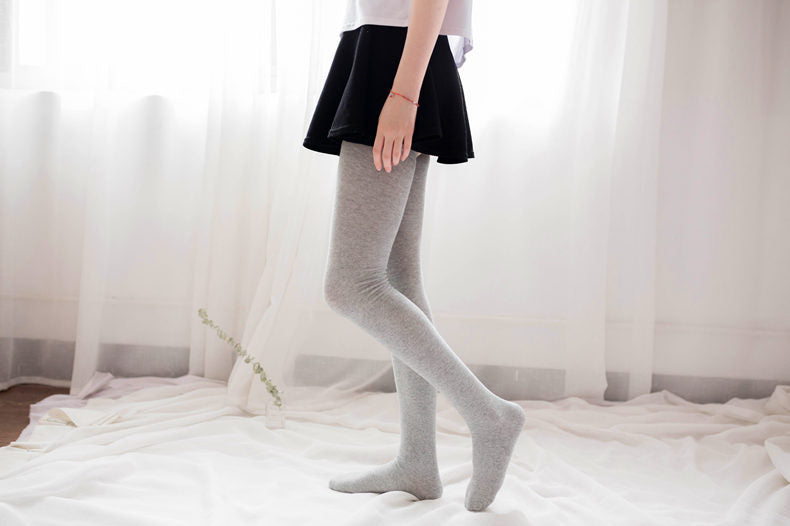 Cotton socks thigh socks over the knee lengthened 80cm high tube socks autumn and winter women