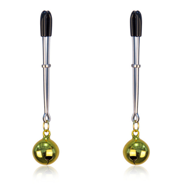New Stainless Steel Metal Chain Nipple Clamps Female Breast clitoris Clip Massage Novelty Sex Toys BDSM Nipple Milk Clips