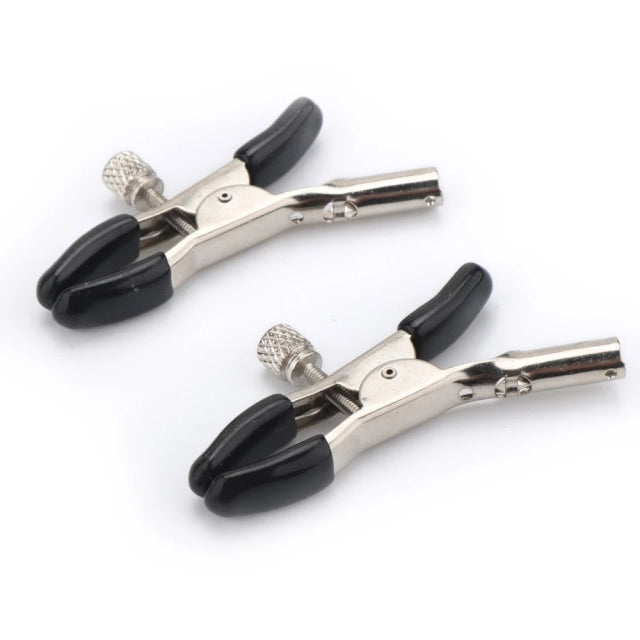 New Stainless Steel Metal Chain Nipple Clamps Female Breast clitoris Clip Massage Novelty Sex Toys BDSM Nipple Milk Clips