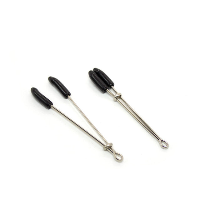 New Stainless Steel Metal Chain Nipple Clamps Female Breast clitoris Clip Massage Novelty Sex Toys BDSM Nipple Milk Clips