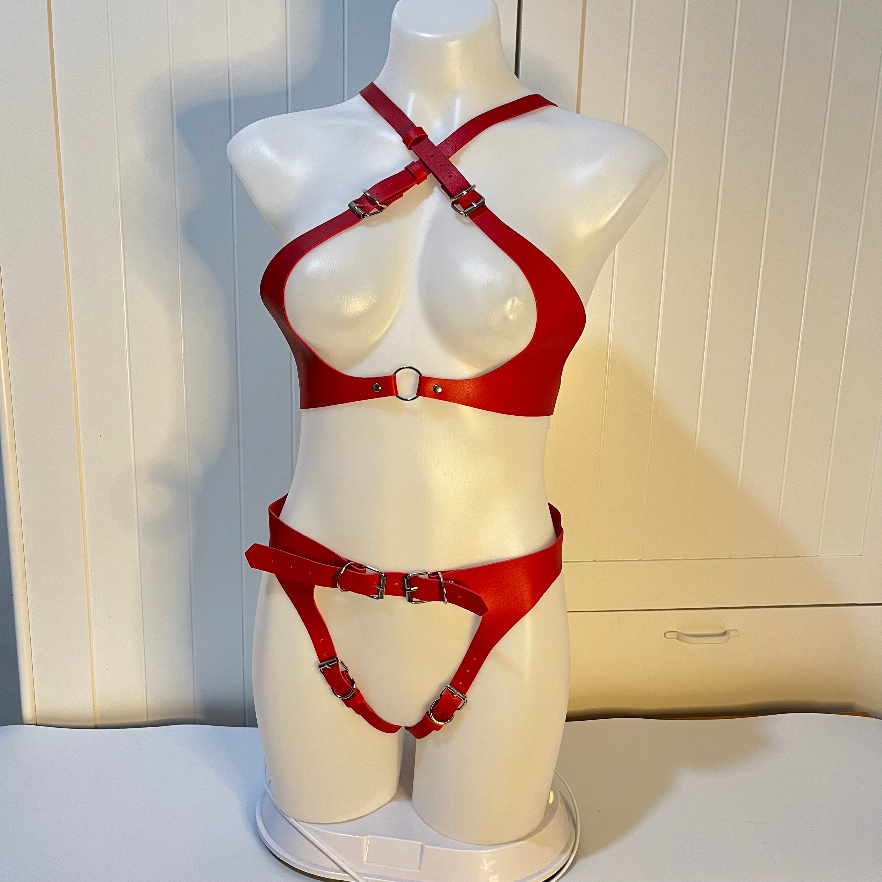 Sexy Bdsm Leather Harness Women Set Bra Body Lingerie Bondage Garter Belt Leg Tight Stockings With Belt Set Sex Shop,Sex toy