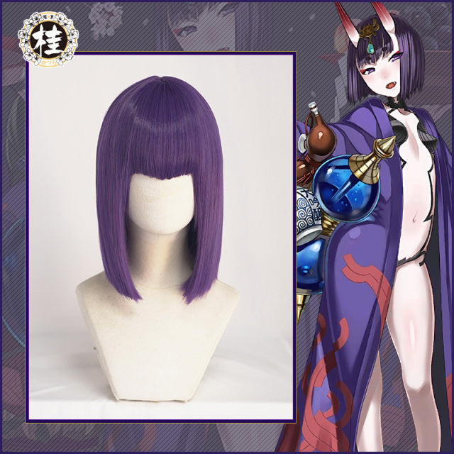 UWOWO Fate Grand Order Shuten-douji Cosplay Costume Anime Assassin Women FGO Uniform Full Set Kimono Outfits
