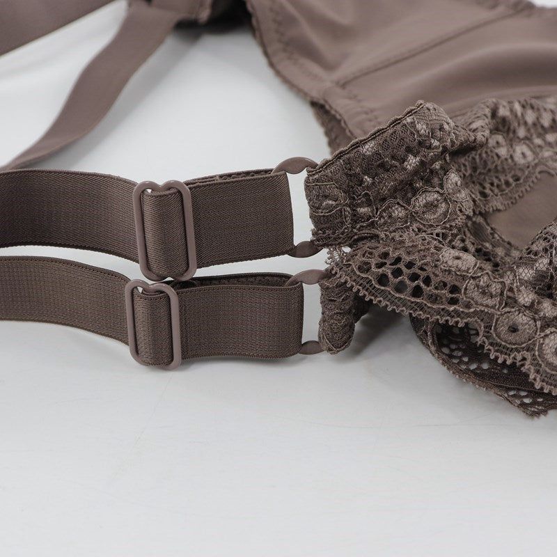 Plusgalpret Soft Thin Breathable Comfort Underwear Set for Women Autumn Winter Lingerie Set Plus Size Bras and Panties Set