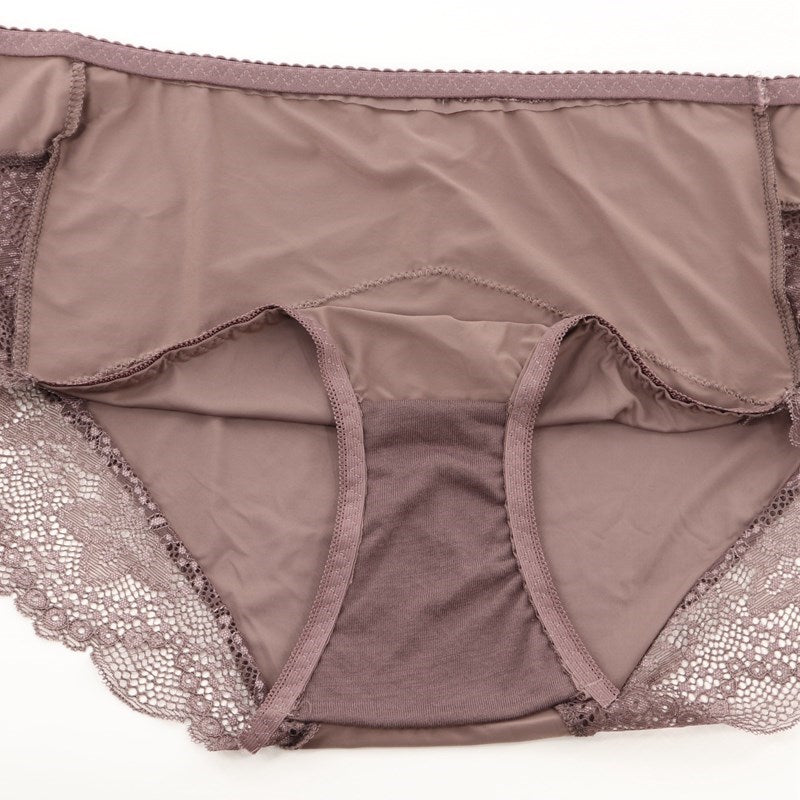 Plusgalpret Soft Thin Breathable Comfort Underwear Set for Women Autumn Winter Lingerie Set Plus Size Bras and Panties Set
