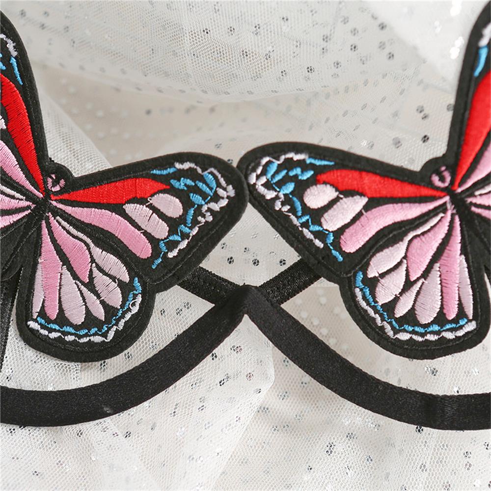 Sensual Lingerie Woman Sexy Trikini Underwear Top Panties Set Porn Sex Body Cage Bondage Harness Butterfly Bra Thong Exotic Suit