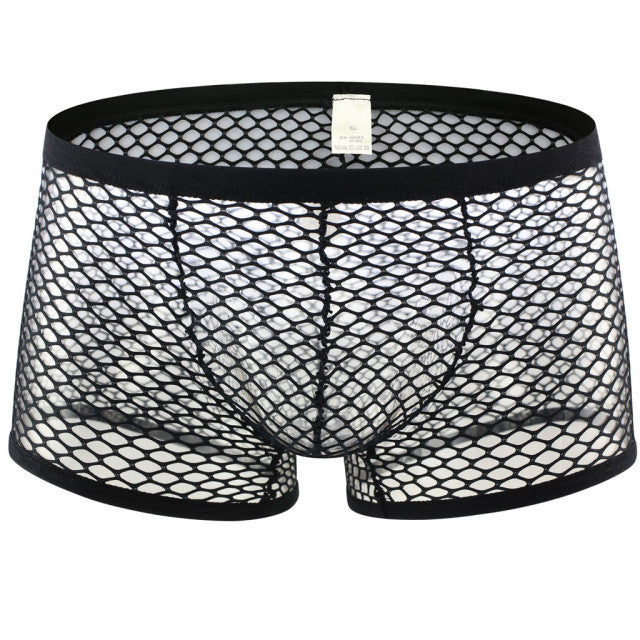 Sexy Lingerie Mens Panties Erotic Thin Section Sissy Underwear Lace Thong Enhance Pouch Bikini Hollow Out Briefs Pants Gay Thong