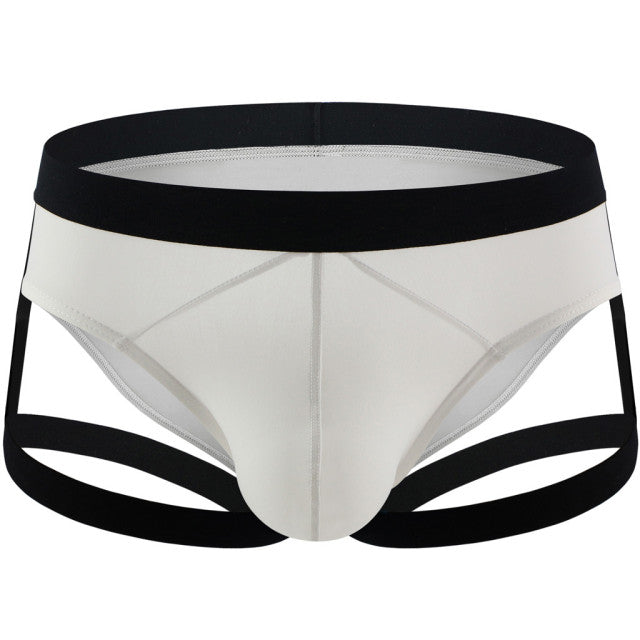 Sexy Lingerie Mens Panties Erotic Thin Section Sissy Underwear Lace Thong Enhance Pouch Bikini Hollow Out Briefs Pants Gay Thong