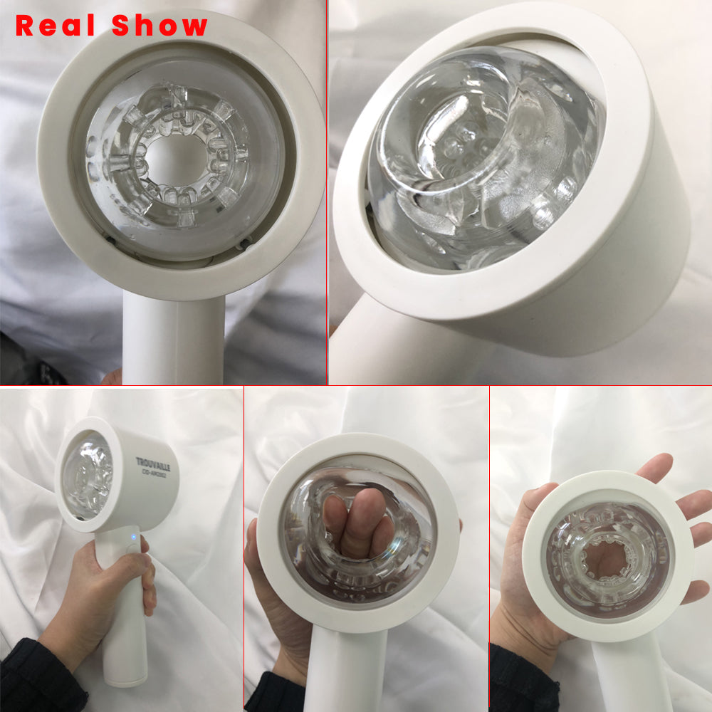 Automatic Male Masturbation Cup Real Vagina Vibrator Oral Blowjob Pussy Stimulator Masturbator Sex toys for Adult goods for men