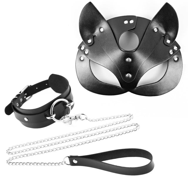 Women Leather Chain Harness Leg Garter Belt Sexy Lady Body Bondage Lingerie Sword Belts Goth Leather Harness Thigh Garter Toy