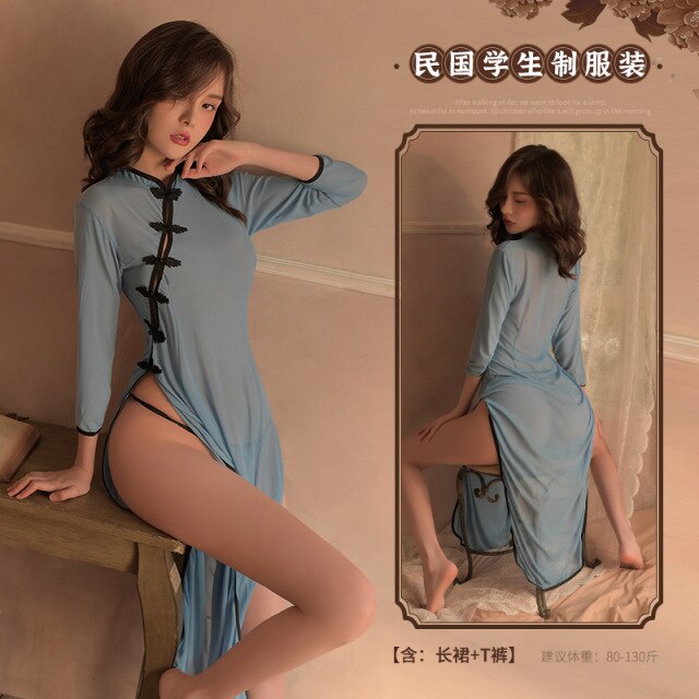 Sexy Skirt for Sex Sexy Costumes Porno Sex Adult Ropa Sexy Mujer Erotica Sex Clothes Chinese Dress Cheongsam Exotic Lingerie