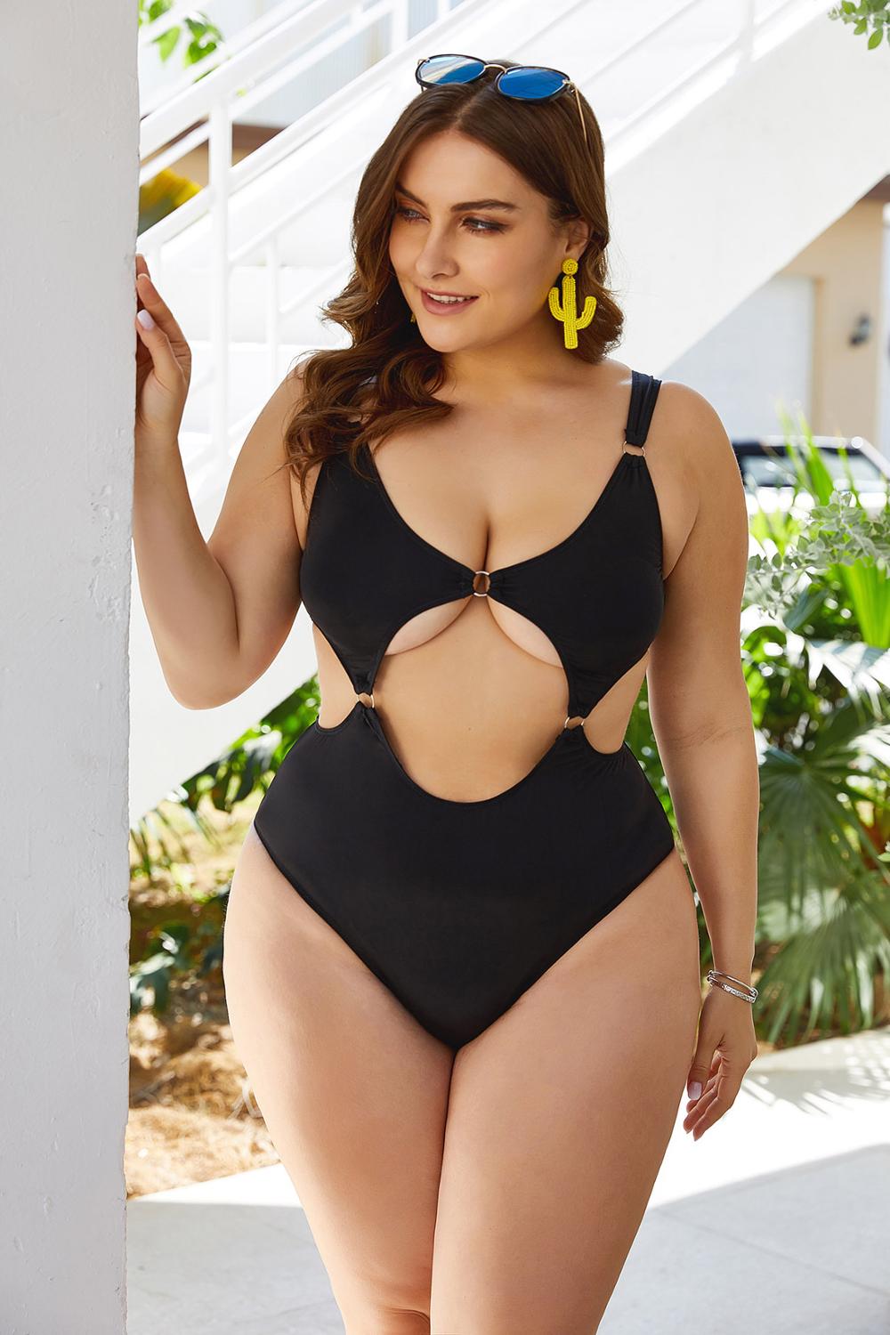 Swimsuit For Women Design Bikini Set Plus Size Fat Beach Clothing Sexy Black Female Summer Bathing Suit