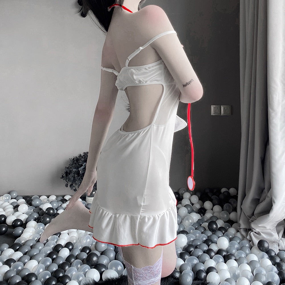 Japanese Sexy Lingerie Clinic Hot Nurse Cosplay Uniform Anime Temptation Fancy Nursing Dress Passion Outfit