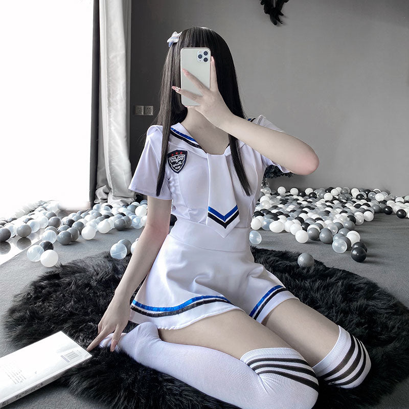 Sexy Lingerie Woman School Uniforms Temptation Cosplay Suit Sexy Japanese Student Collage Party Cosplay Costume Sailor Suit