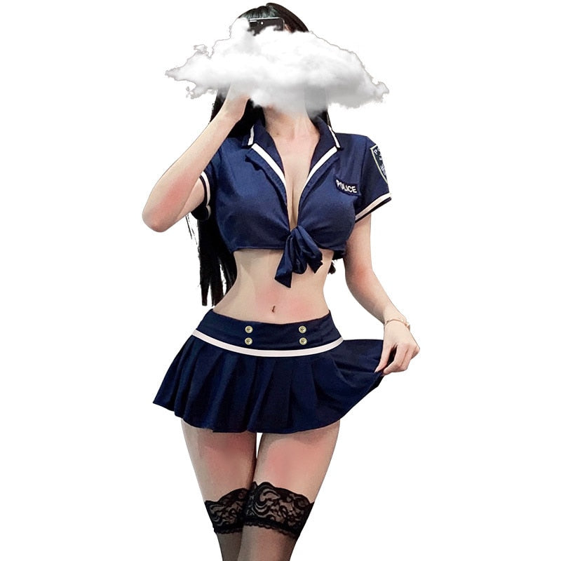 Sexy Flight Attendant Costume Sex Cosplay Sexy Uniform Sexy Police Japanese Lingerie Stewardess Uniform Erotic Temptation