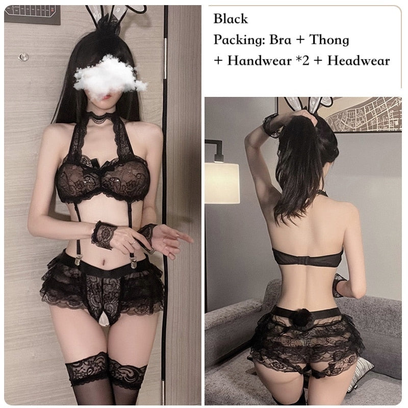 Japanese Lolita Style Sexy Lingerie Erotic Slutty Apparel Sex Clothing Porn Suit Lenceria Sensual Mujer Uniform Cosplay Costumes
