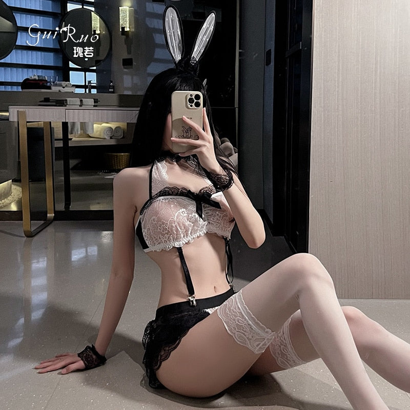 Japanese Lolita Style Sexy Lingerie Erotic Slutty Apparel Sex Clothing Porn Suit Lenceria Sensual Mujer Uniform Cosplay Costumes