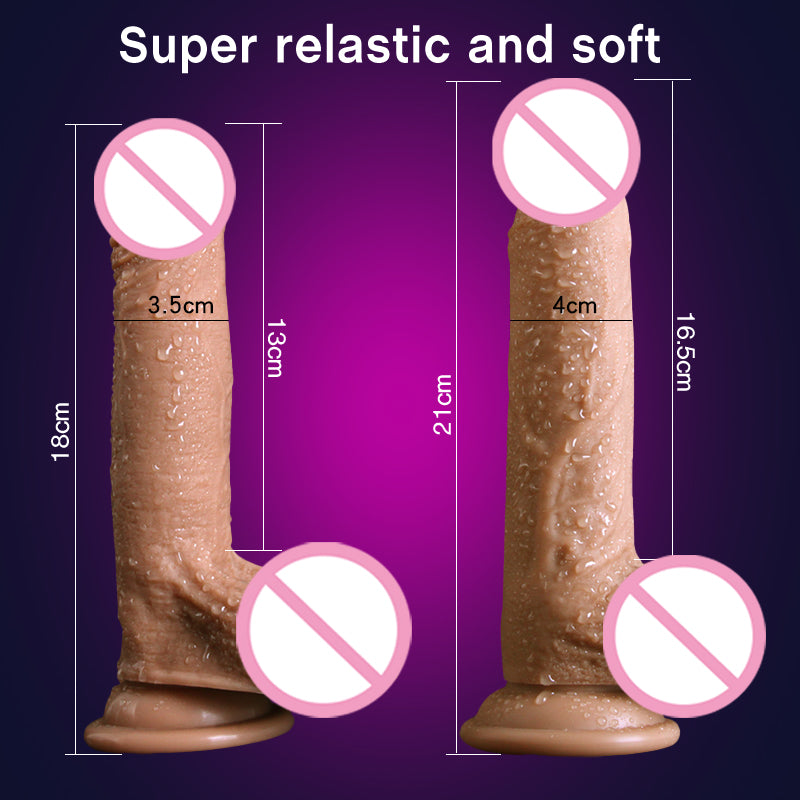 Big Soft Dildo Realistic Suction Cup Penis Lesbian Strapon Faloimitator Dick Huge Silicon Dildos For Women Gay Dildio Sex Toys